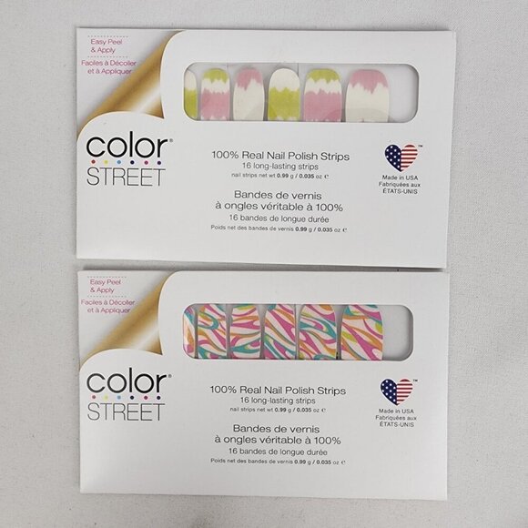 Color Street Psychedelic Nail Strips Set Of Two - Picture 1 of 9